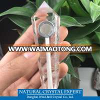 Wholesale Semi Precious Stone Natural Clear Rock Quartz Crystal Smoking Pipe