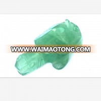 Wholesale Hand Carved Tortoise Natural Green fluorite Quartz Crystal Smoking Tobacco Pipes