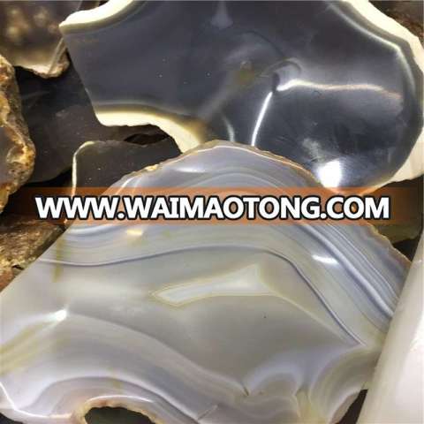 Wholesale Natural Agate Stone Slices Coasters Crystal Slices for home decoration