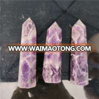 Natural Beautiful Dream Amethyst Crystal wand Quartz Point Crystal Healing Wand