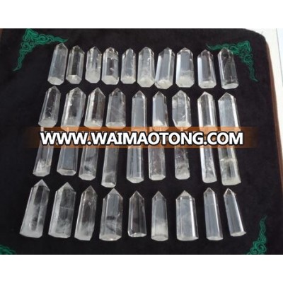 Wholesale natuarl clear quartz wand raw crystal points healing